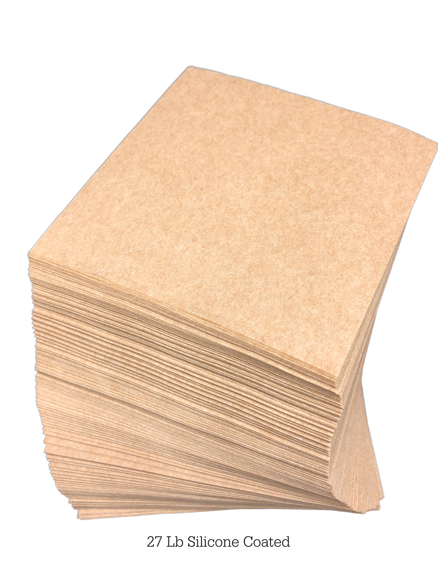 Parchment Paper Squares 4x4 Precut Unbleached 1000 sheets (4X4)