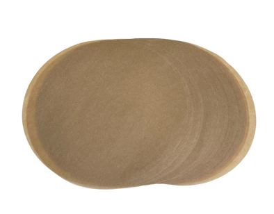 Silicone Coated 27 LB Natural Baking Parchment Paper Rounds