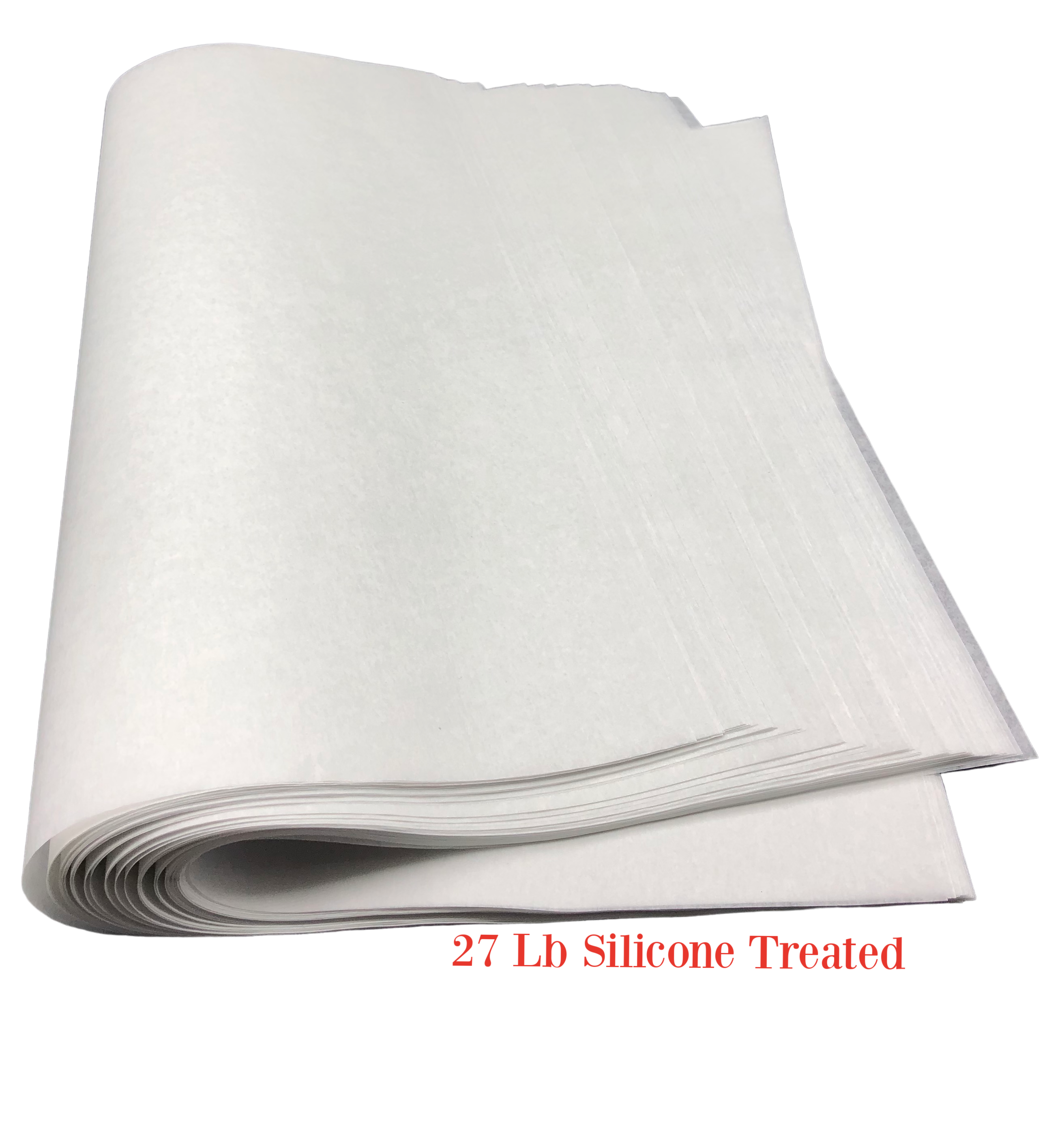 Silicone Coated 27lb Natural Parchment Paper Squares (All Sizes Available)