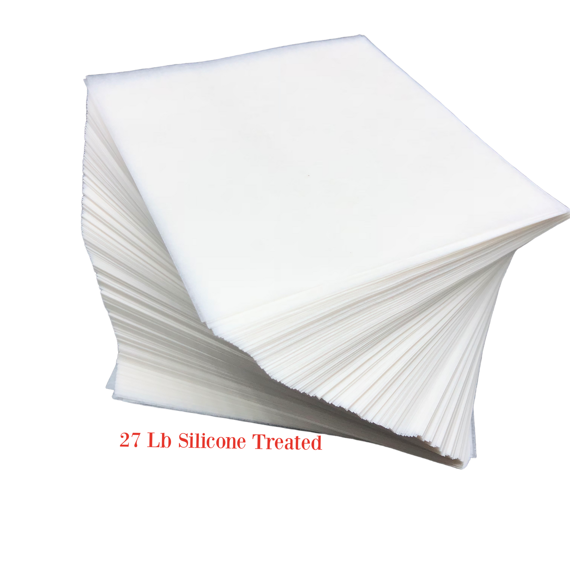 Silicone Coated 27 LB Parchment Paper Squares Sheets 2 x 2 1000 Squares