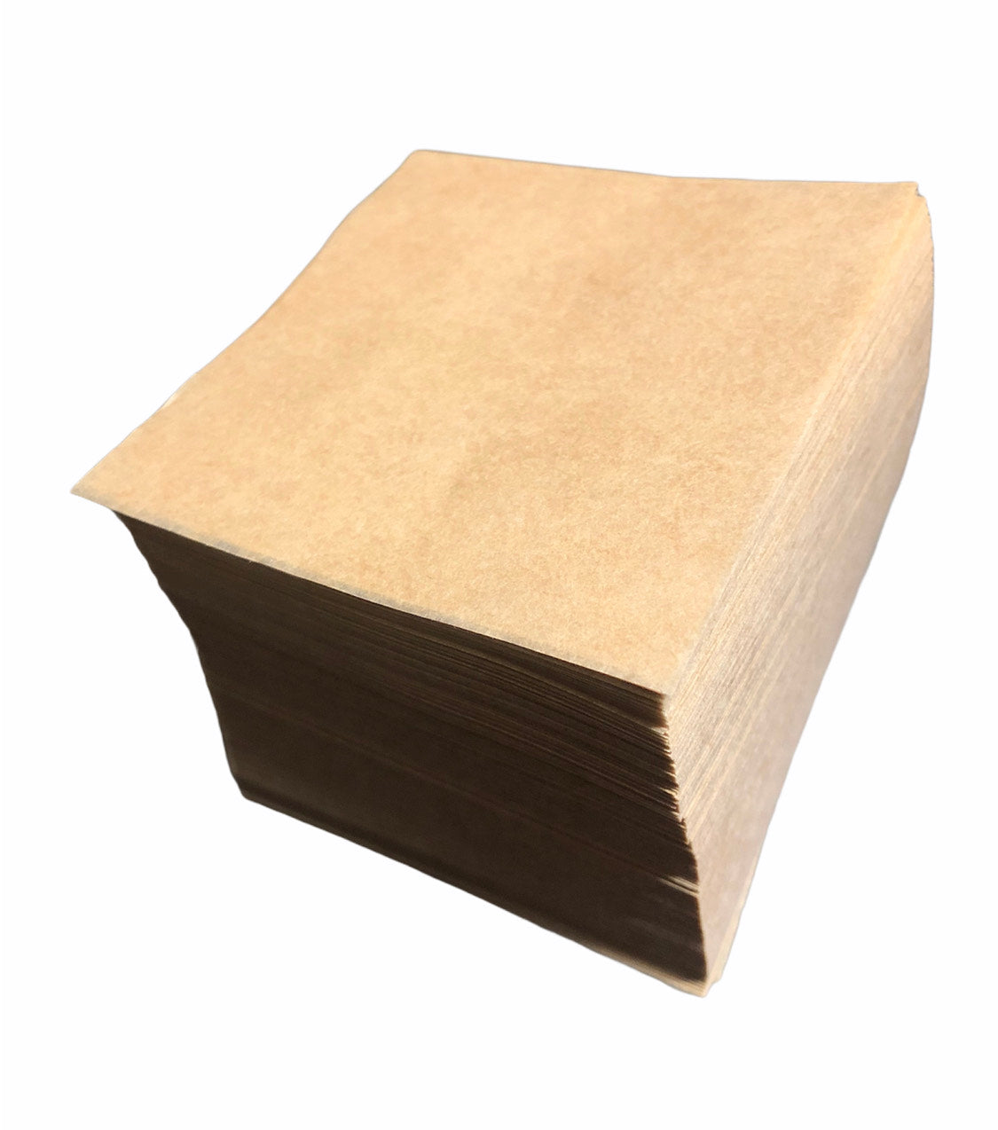 Silicone Coated 27lb Natural Parchment Paper Squares (All Sizes Available)